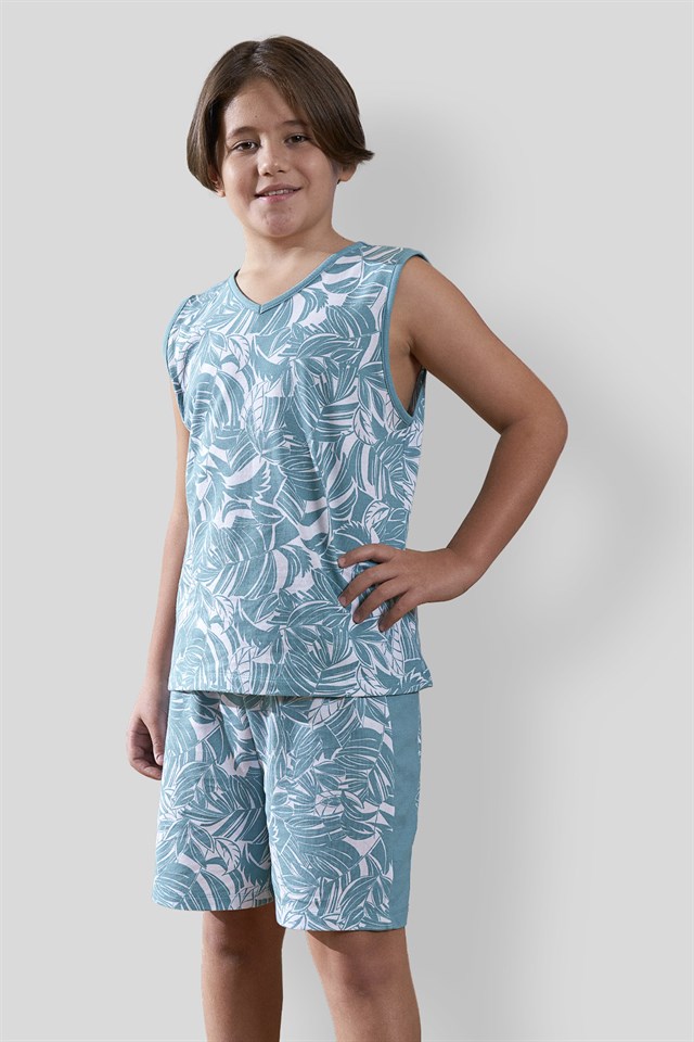 DOREANSE Erkek Çocuk T-Shirt Pijama Takımı 4598