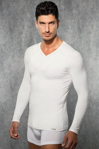 Doreanse Erkek Viloft Termal V Yaka Uzun Kol T Shirt 2985